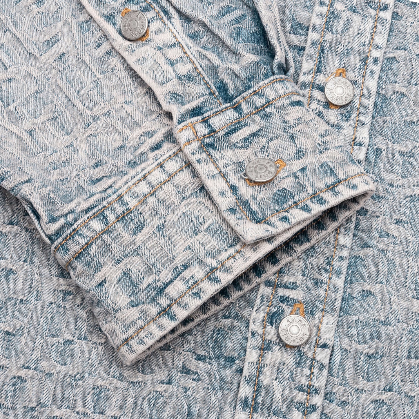 Relaxed Fit Denim Shirt Blue Beige
