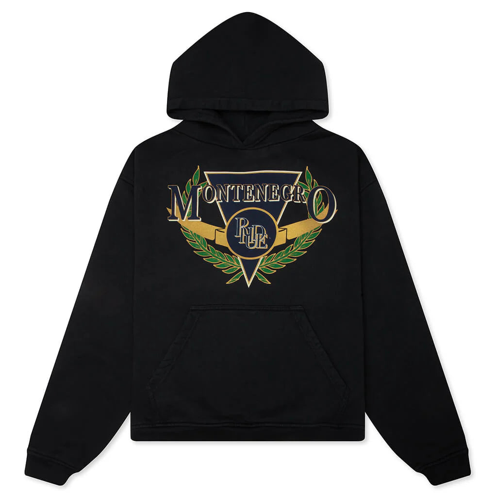 Montenegro Regatta Hoodie Vintage Black Navy Green