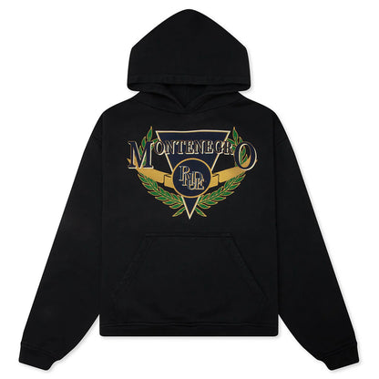 Montenegro Regatta Hoodie Vintage Black Navy Green