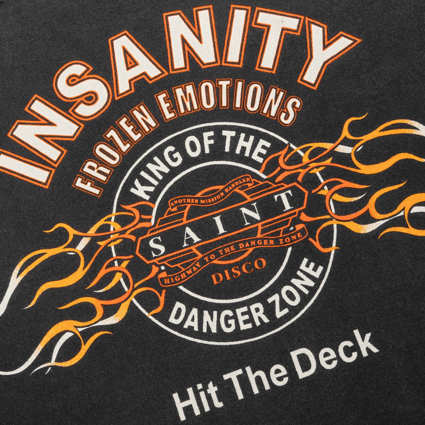 Saint Michael X Teflon Disco Mx6 Saint Disco Insanity L S Tee Black