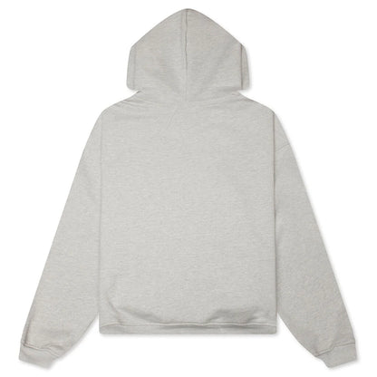 USA Flag Hoodie Heather Grey Black