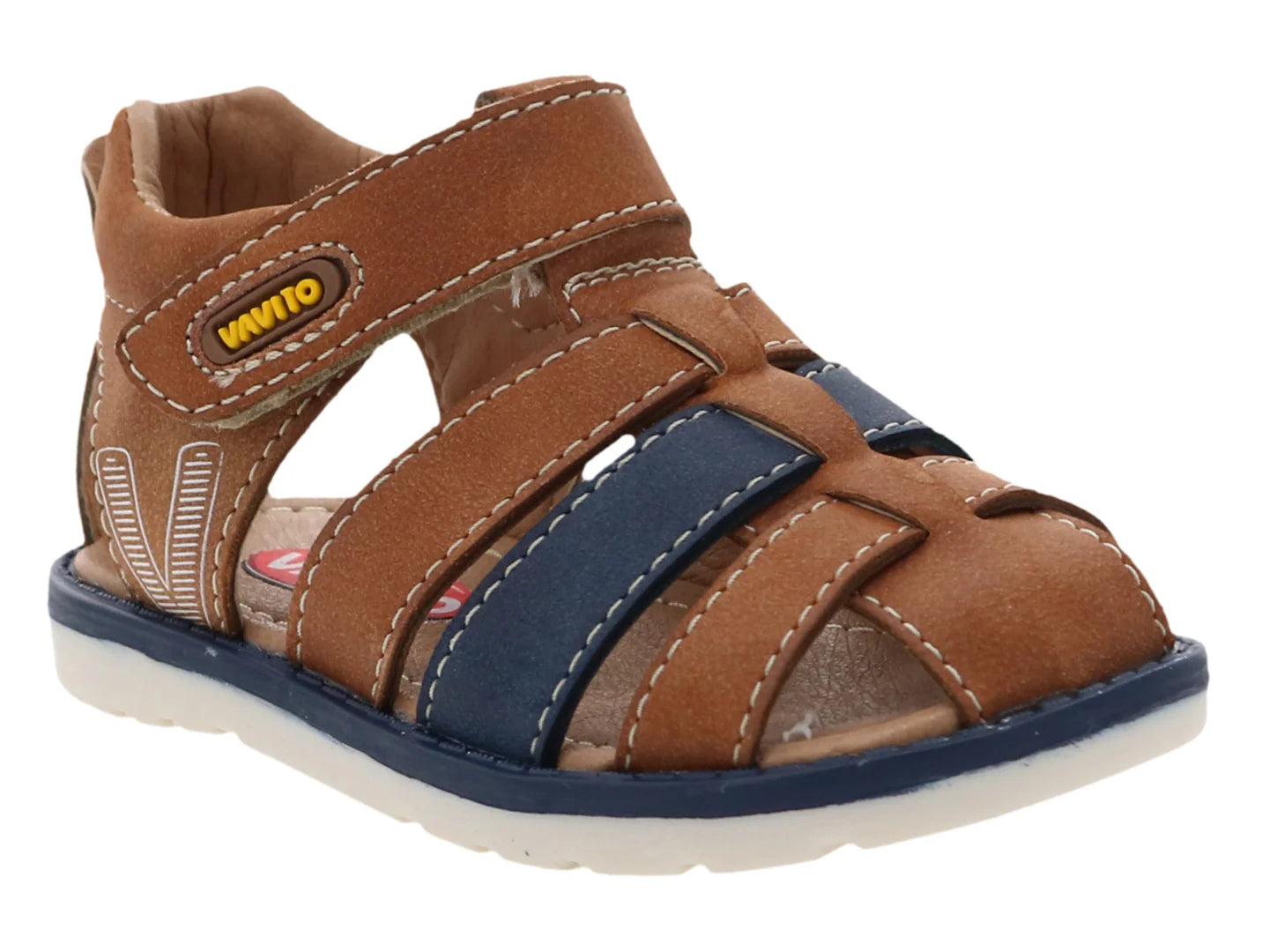 Sandalias VAVITO Color Camel para Niño