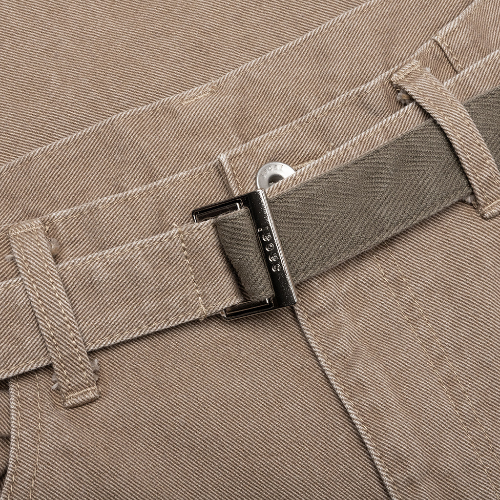 Belted Jeans Beige