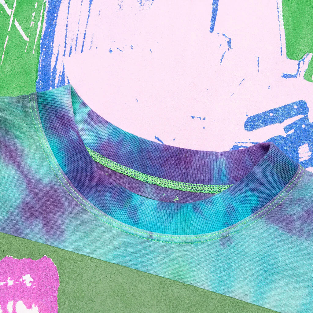Encore Tie Dye Reversible L S Tee Multi