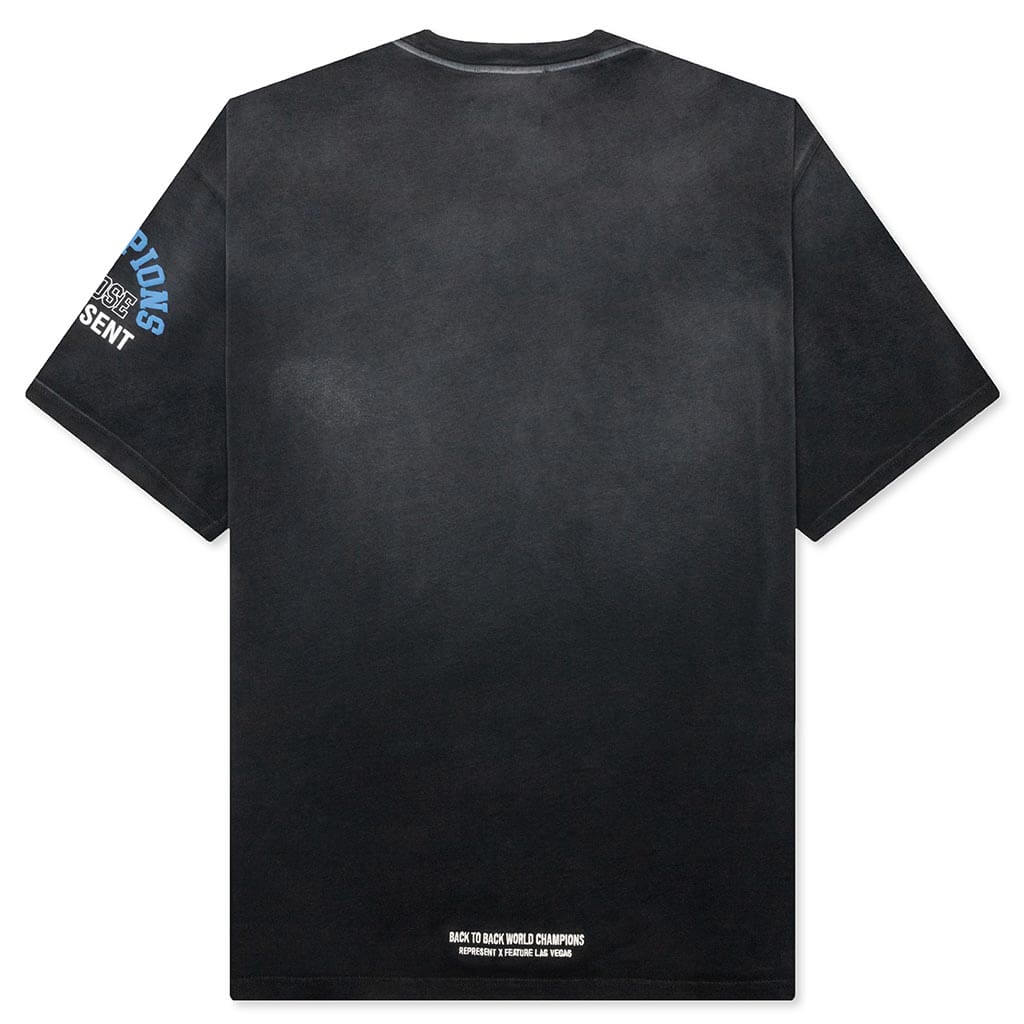 Feature x Represent Champion Rings T Shirt Stained Black