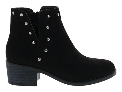 Botines Tropicana Negros de Gamuza para Niña
