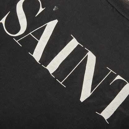 Saint 666 S S T Shirt Black