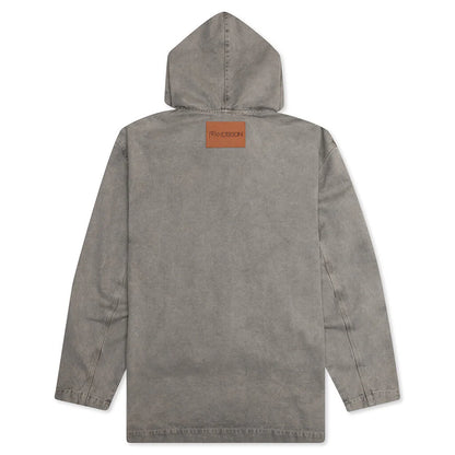 Garment Dye Hoodie Grey