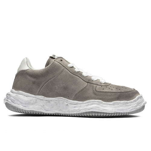 Wayne Brushed Suede Low White
