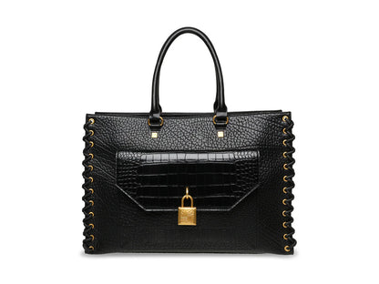 Bolso Steve Madden BMISA Negro y Dorado para Mujer