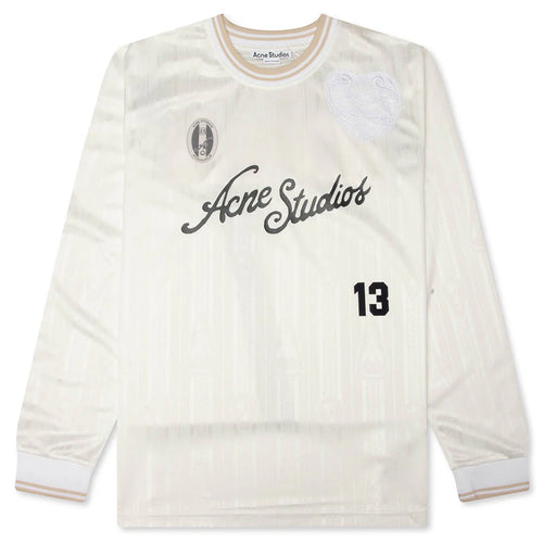 Logo Sports Jersey Top White