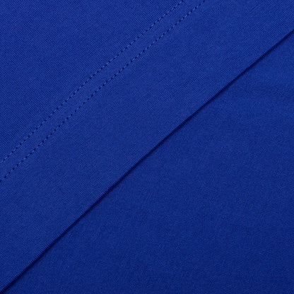 Classic Fit Branding Bonded T Shirt Ocean Blue