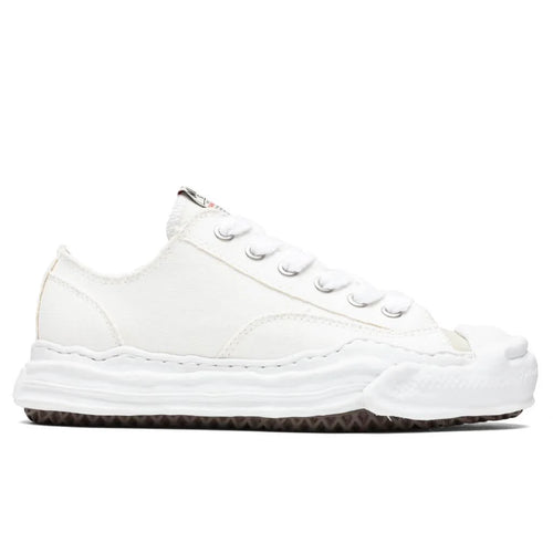 Hank Low OG Sole Toe Cap Canvas Sneaker White
