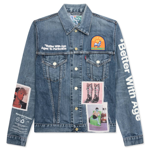Portrait Denim Jacket Multi