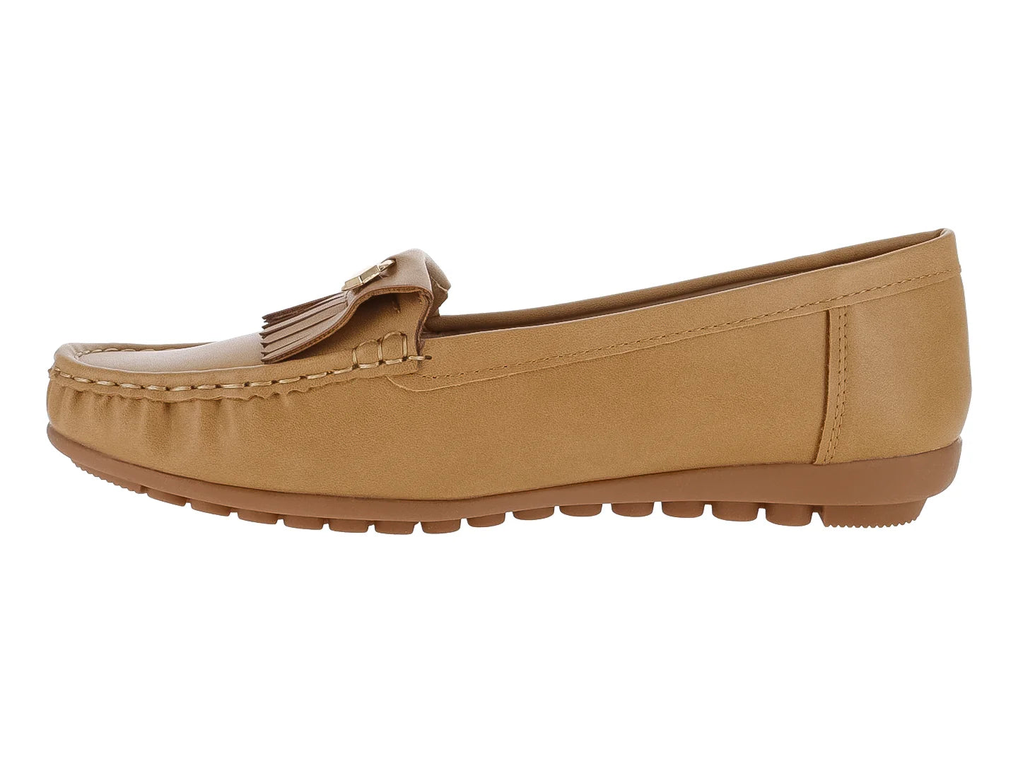 Zapatos Mocasines Comfort Fit Camel para Mujer