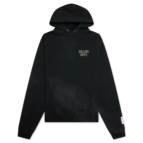 90s GD Logo Hoodie Vintage Black