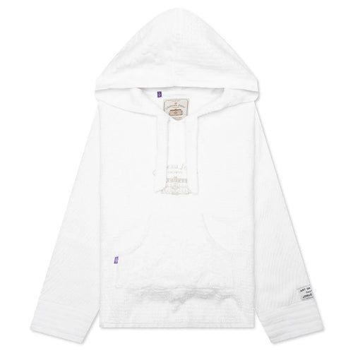 Beach Baja Hoodie White