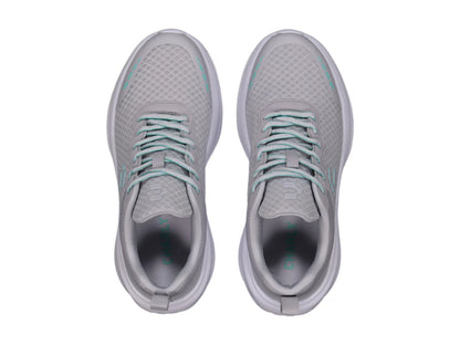 Tenis Charly Road Casual Gris y Aqua para Mujer