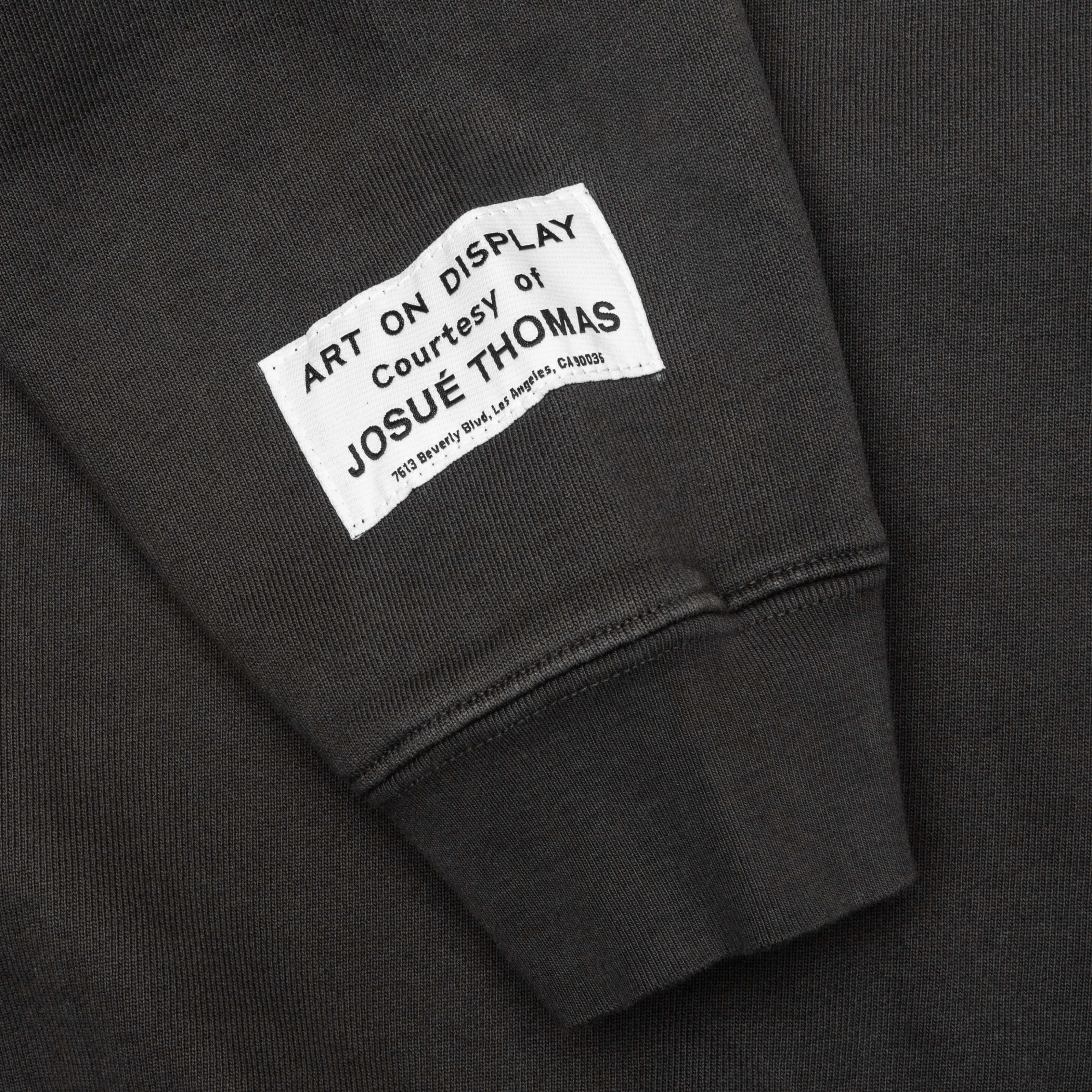 Size Logo Hoodie Black