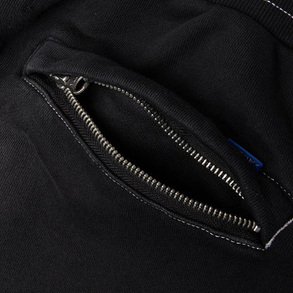 Collegiate Open Hem Sweatpant Black