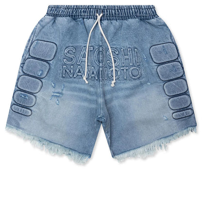 Denim Moto Short Blue Denim