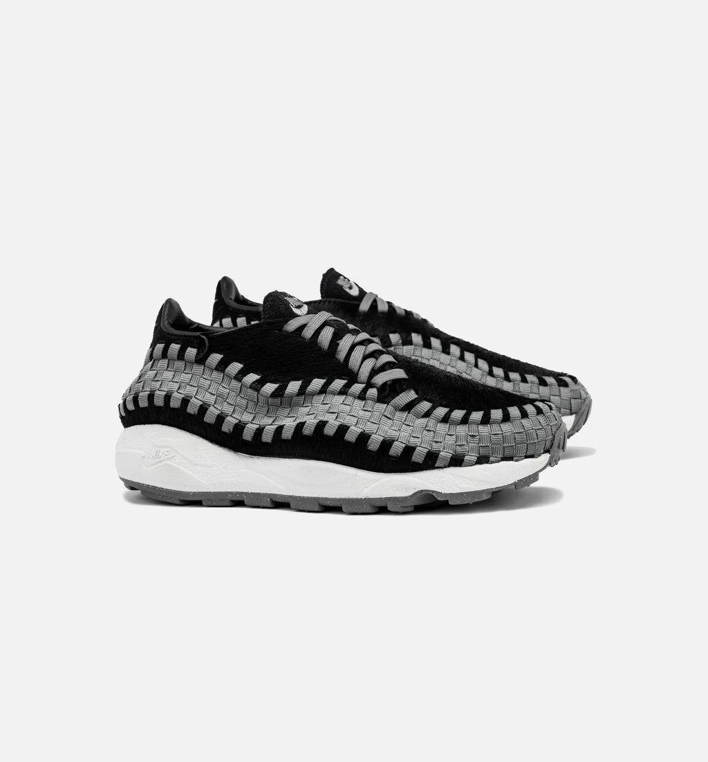Air Footscape Woven Womens Lifestyle Shoe Black Smoke Grey Sail