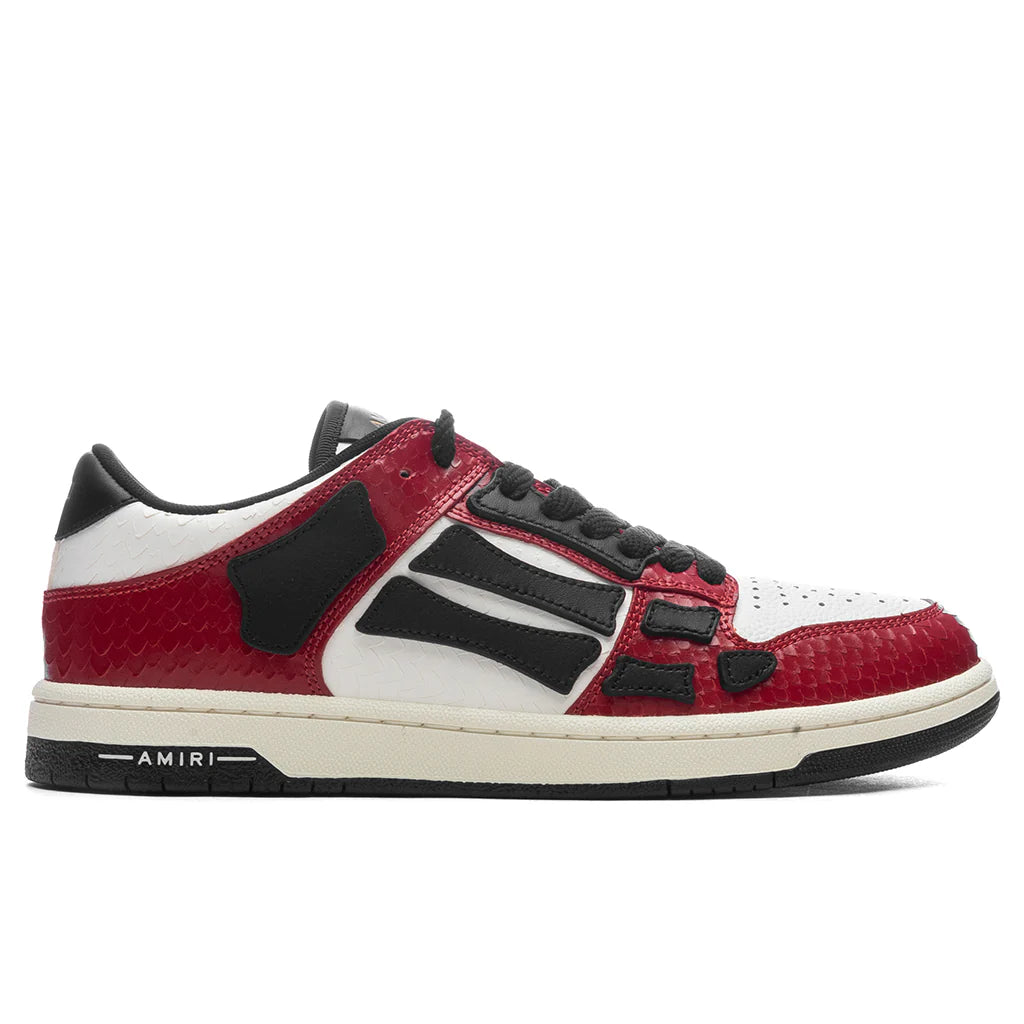 Snake Skel Top Low Red