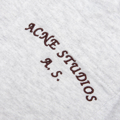 Fleece Logo Sweatpants Pale Grey Melange