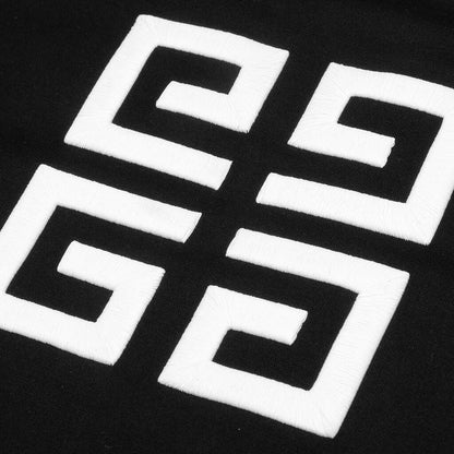 Embroidered Logo Slim Fit T Shirt Black