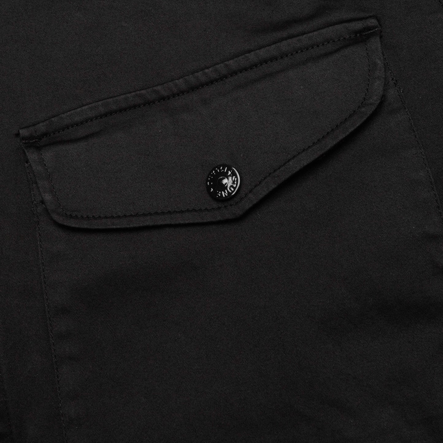 Regular Fit Overshirt Black