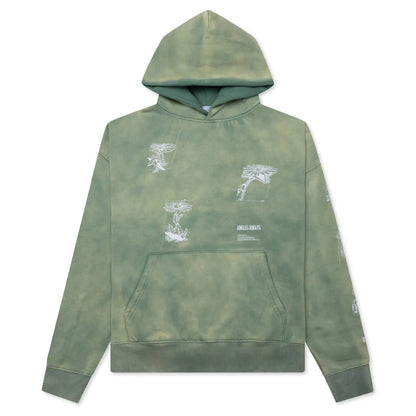 Hard Times Never Last Hoodie Green