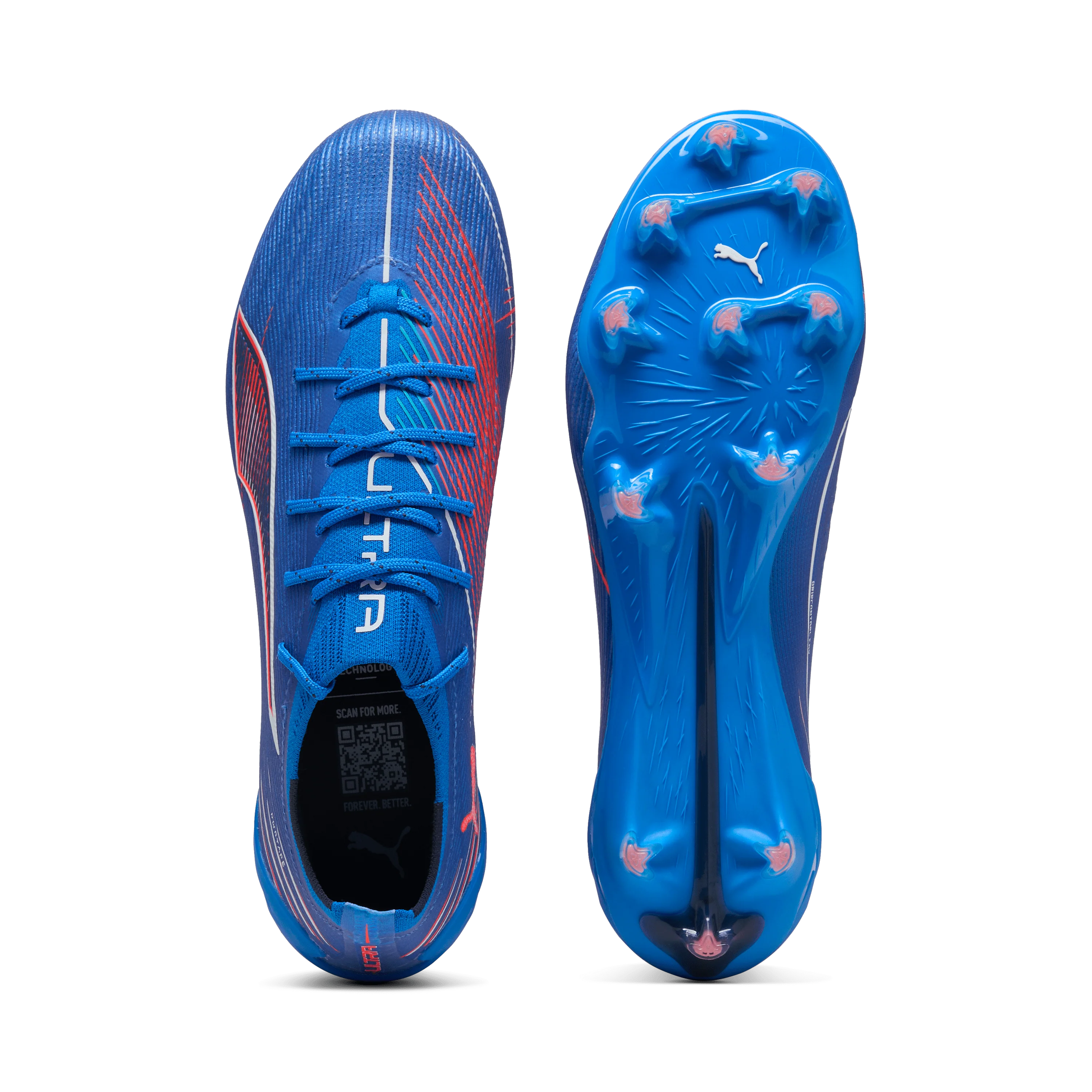 PUMA Ultra 6 Ultimate Womens Firm Ground Soccer Cleats Blue White