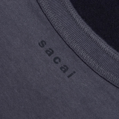 Garment Dye Cotton Jersey L S T Shirt Black