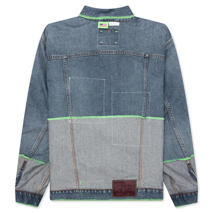 Escapade Reversible Denim Jacket Blue