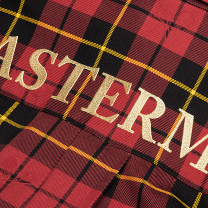 Plaid Long Sleeve Woven Shirt Burgundy Plaid