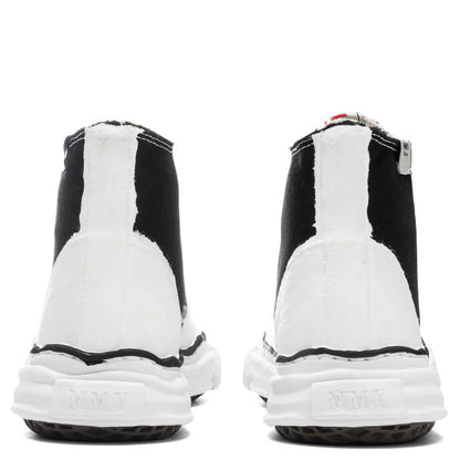 Peterson High OG Sole Rubber Painted Canvas Sneaker Black White