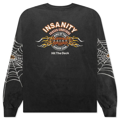 Saint Michael X Teflon Disco Mx6 Saint Disco Insanity L S Tee Black