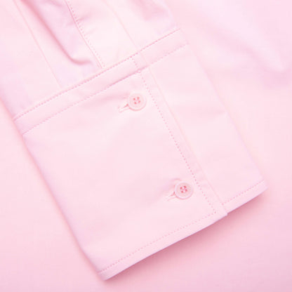Satin Insert Shirt Rose Pink