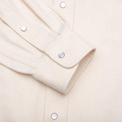 Cream Denim Shirt with Trunakaroo Plaque Bone