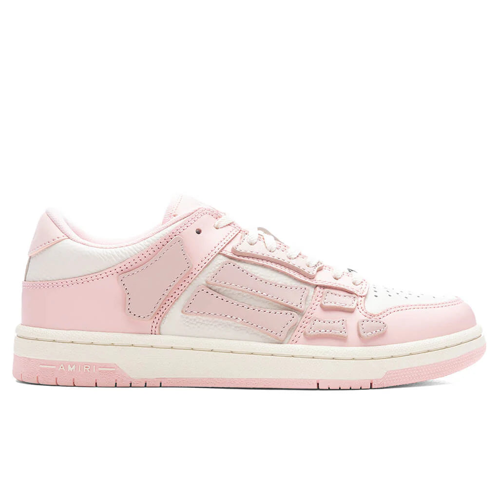 Womens Skel Top Low White Pink