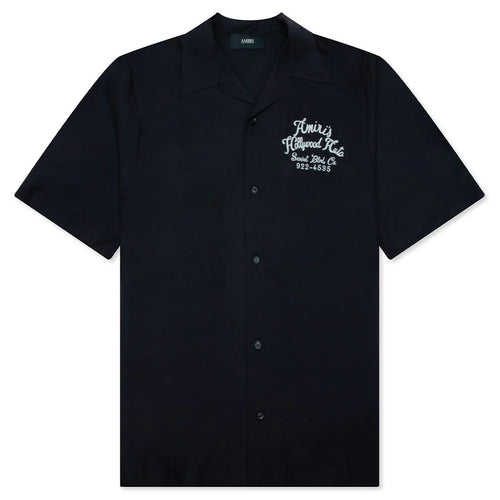 Hollywood Auto Bowling Shirt Black