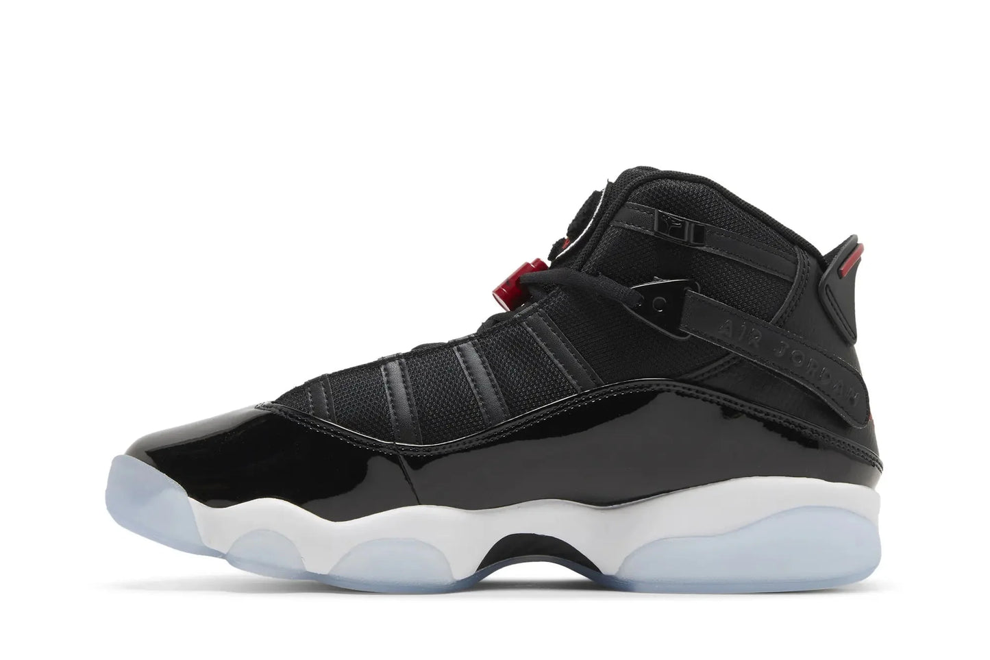 Jordan 6 Rings Black Gym Red