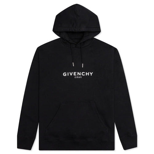 Printed Felpa Slim Fit Hoodie Black