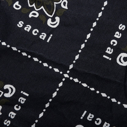 Bandana Print Pants Navy