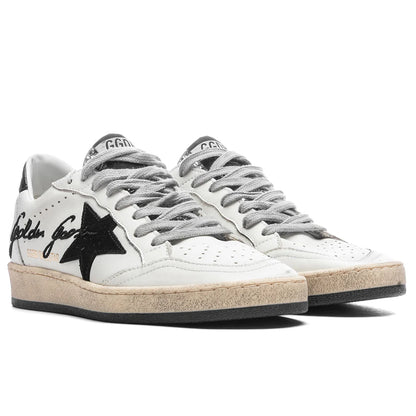 Womens Ball Star White Black Silver