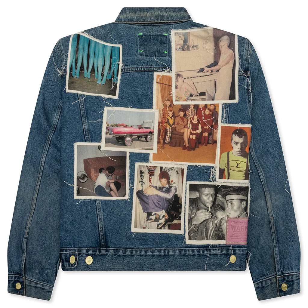 Portrait Denim Jacket Multi