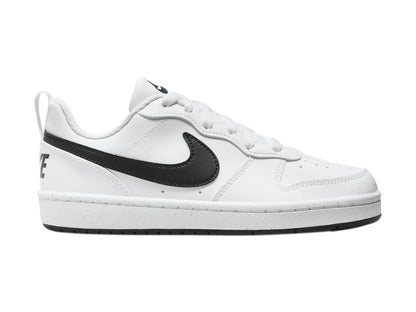 Tenis Nike Court Borough Low Recraft Blanco y Negro para Niño