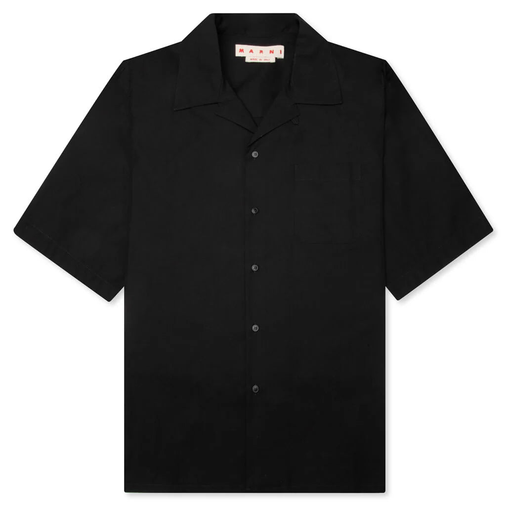 Cuffs Compact Shirt Black