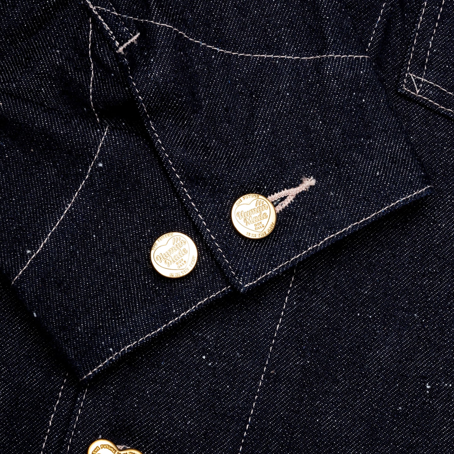 Denim Coverall Jacket Rigid Indigo