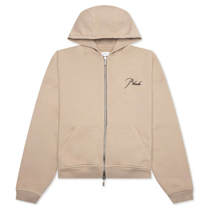 Zip Up Hoodie Sand